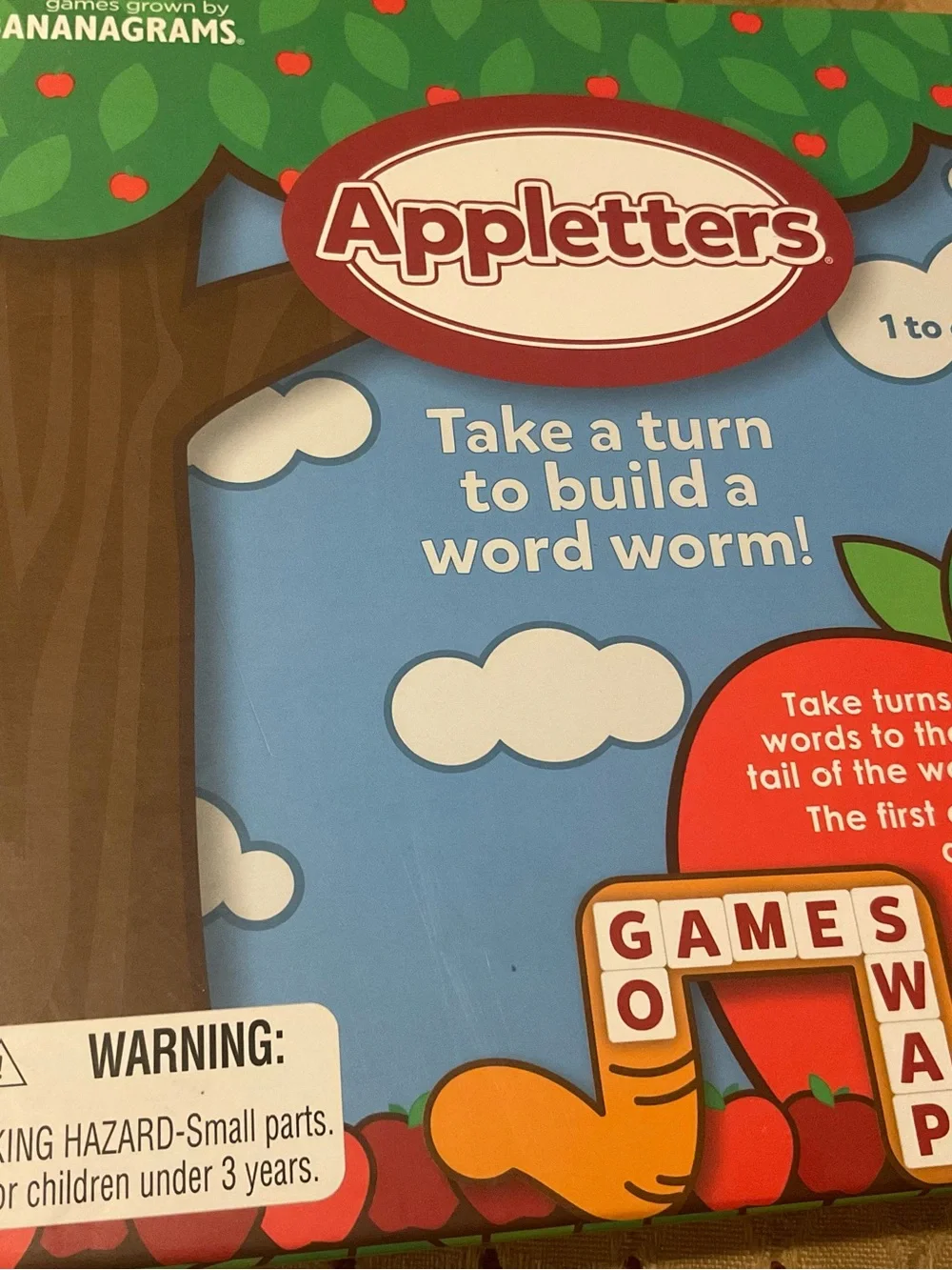 Bananagrams Appletters Word Game Kids 5+
